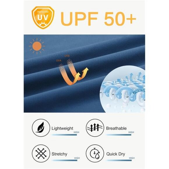 Men's Golf Joggers Pants Belt Loops Slim Fit Stretchy Work Travel Tapered Pants - Picture 5 of 7